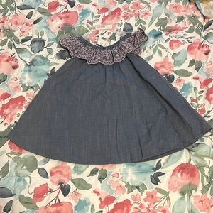 The Children’s Place Chambray Dress set size 12-18 months never worn!